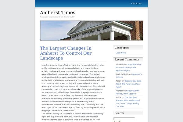 amhersttimes.com site used A Dream To Host