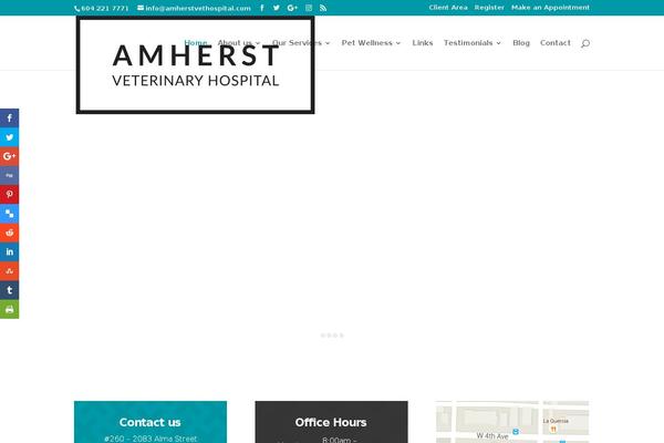 amherstvethospital.com site used Amherst