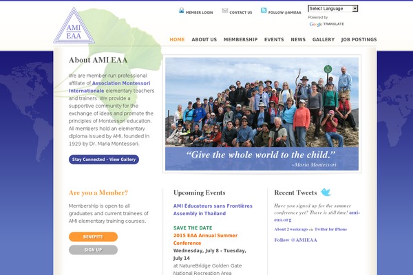 ami-eaa.org site used Ami-astra-child