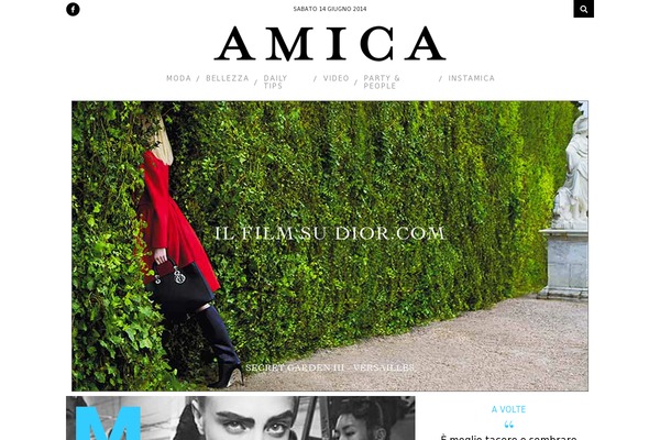 amica.it site used Amica