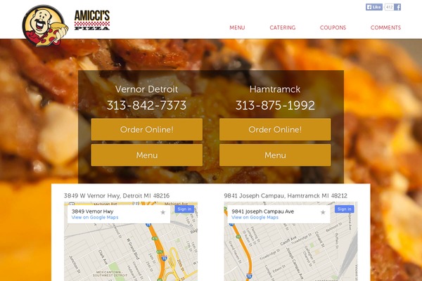 amiccispizza.com site used Amiccispizza