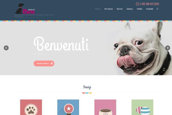 Pet theme site design template sample