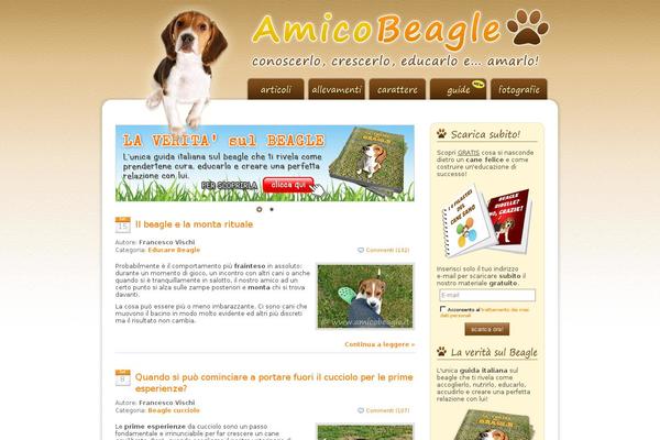 amicobeagle.it site used Amico_beagle