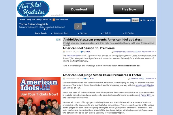 amidolupdates.com site used 2_column