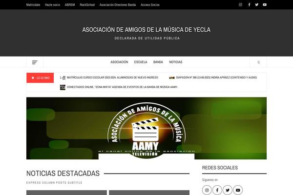 amigosmusica.com site used Magnificent-blog