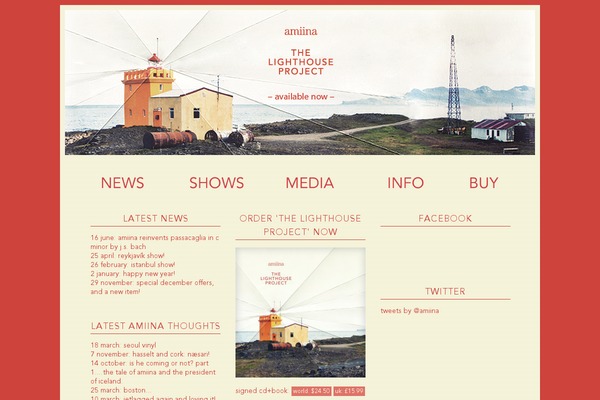 amiina.com site used Amiina01