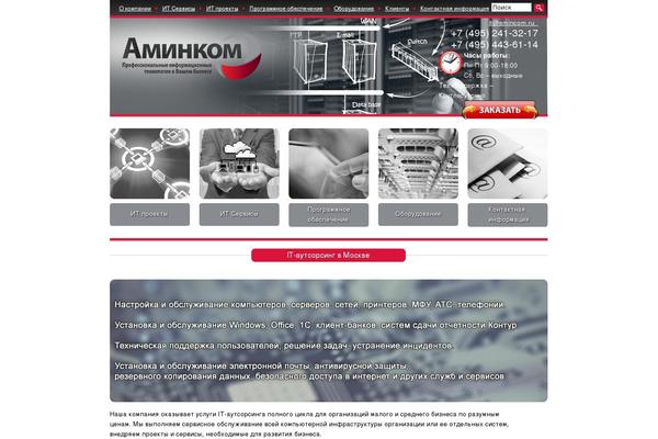 amincom.ru site used Amincom