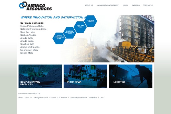 amincoresources.com site used Aminco