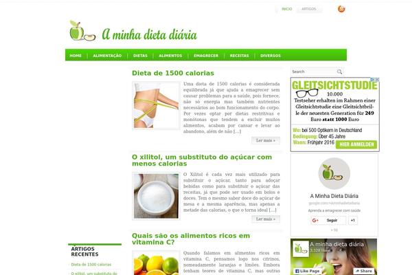 Sentia theme site design template sample