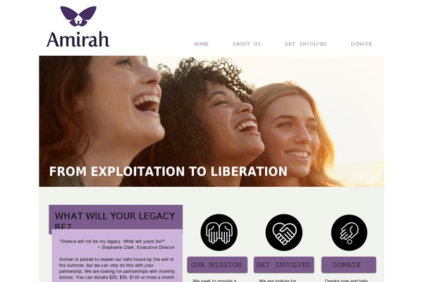 amirahboston.org site used Amirah