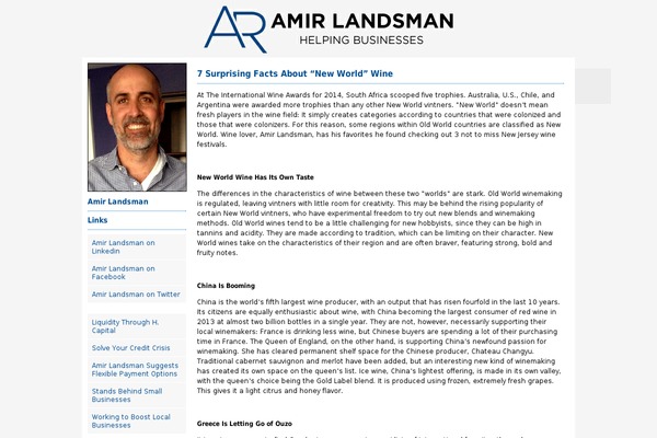 amirlandsman.com site used Amirlandsman