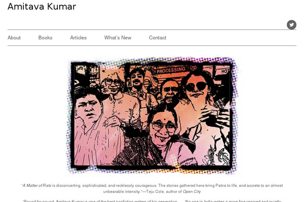 amitavakumar.com site used Amitavakumar