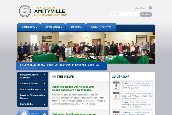 amityville.com site used Wpized-light
