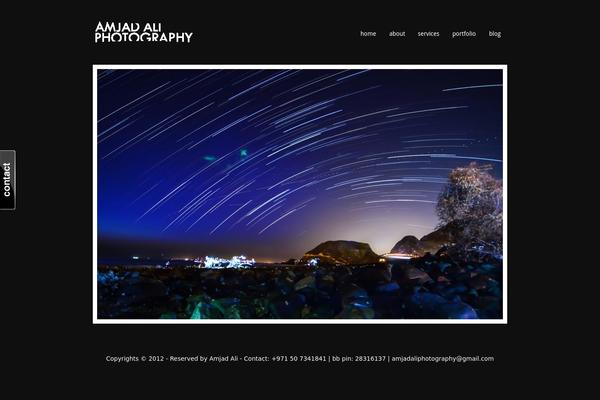amjadaliphotography.com site used Simple-style-responsive