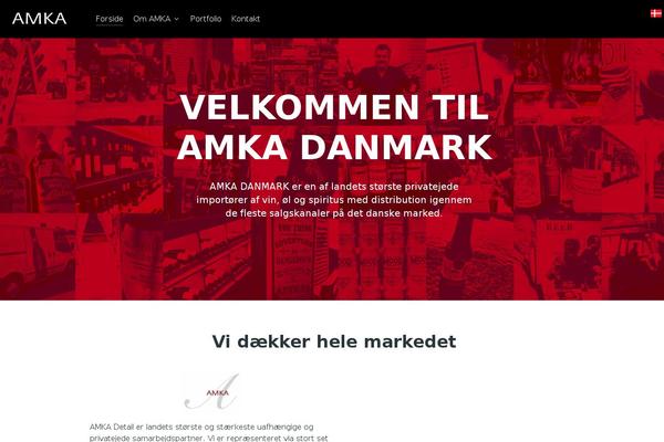 amka.dk site used Amka-corporate