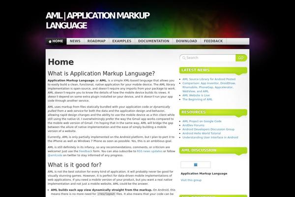 Mystique theme site design template sample
