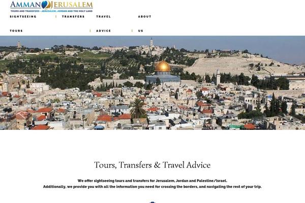 amman2jerusalem.com site used Blue Theme