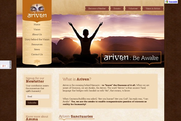 ammasanctuary.org site used Ariven