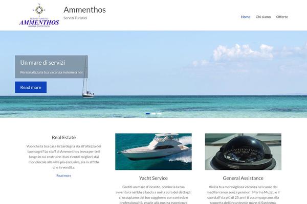 Spacious theme site design template sample