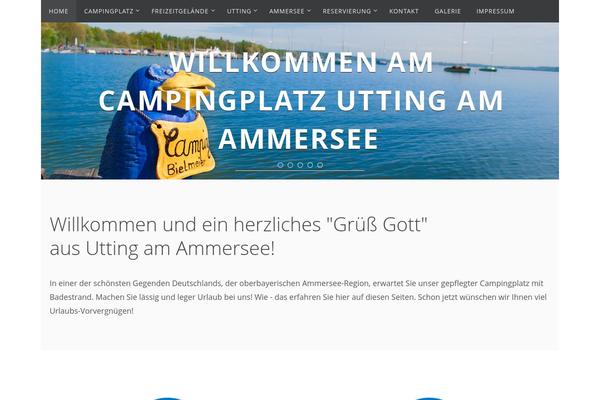 WordPress website example screenshot