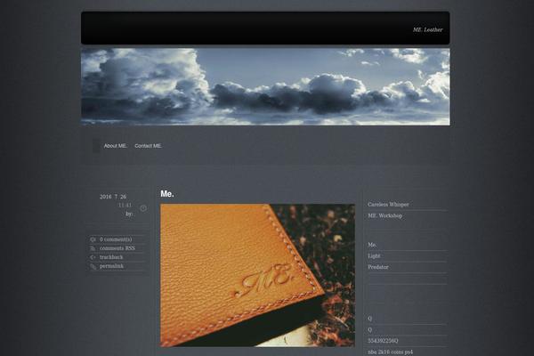 Grey Opaque theme site design template sample