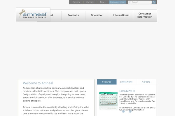 amneal.com site used Amneal