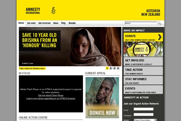 amnesty.org.nz site used BigFeature