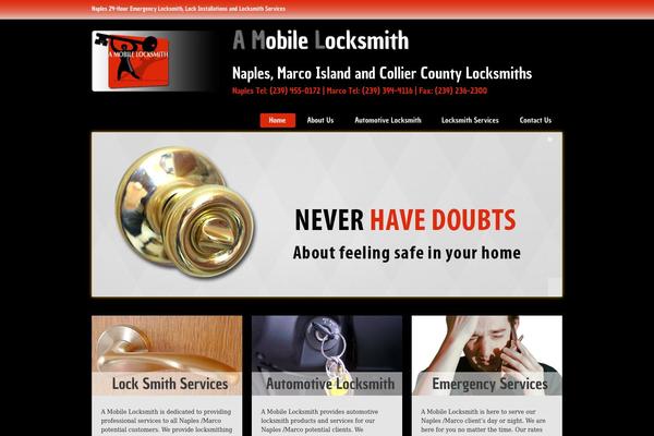 Locksmith theme site design template sample