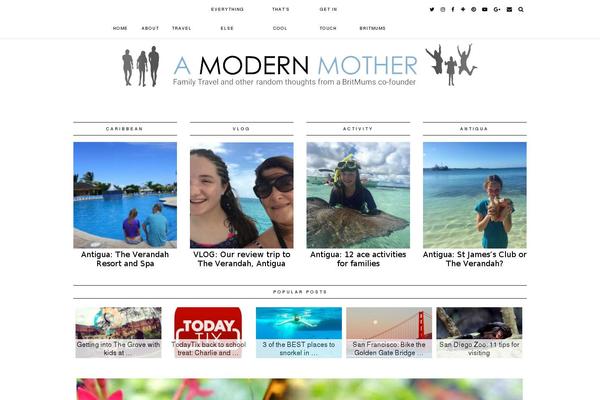 amodernmother.com site used Daisy-theme