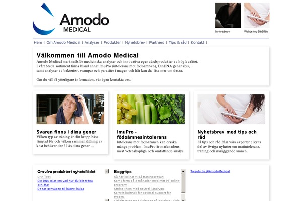 amodomedical.se site used Dna