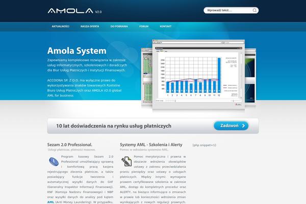 amola.pl site used Amola