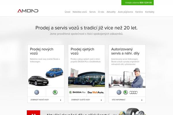 amond.cz site used Amond
