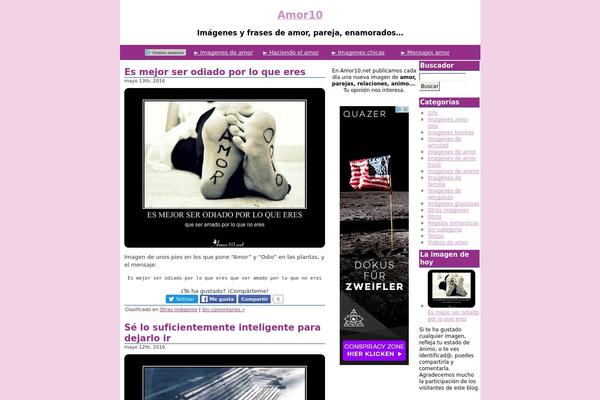amor10.net site used Bluesense