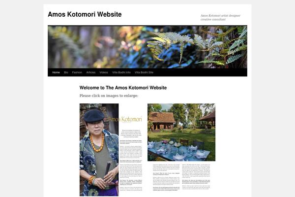 Twenty Ten theme site design template sample