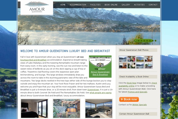 amourqueenstown.co.nz site used Amour
