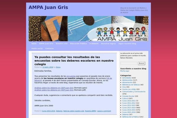 ampajuangris.org site used Weaver
