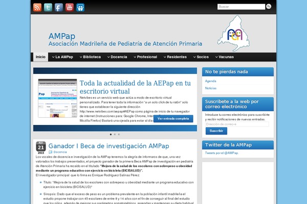 ampap.es site used Graphene