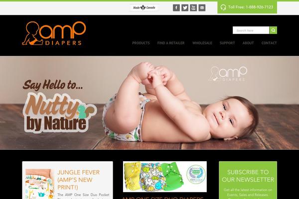 ampdiapers.com site used Ampnew