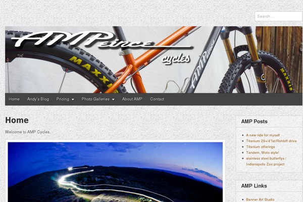ampeircecycles.com site used Gridiculous
