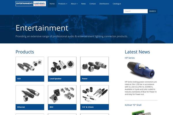 amphenolaudio.com site used Amphenol-au