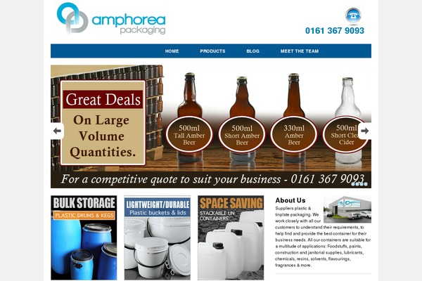 amphorea theme websites examples