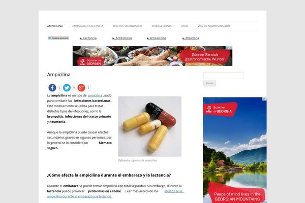 Twenty Twelve theme site design template sample
