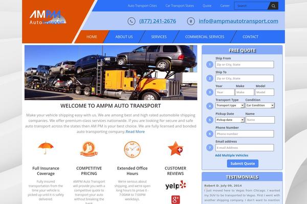 ampmautotransport.com site used Garajez