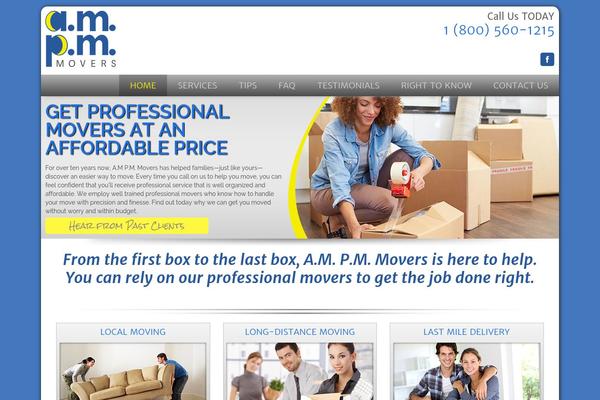 ampmmovers.com site used Glass