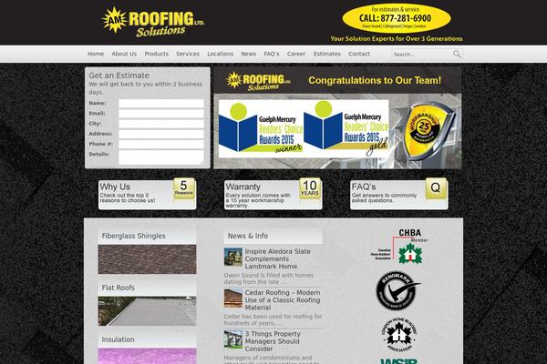 amroofing.ca site used Teampro