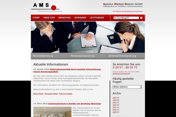 ams-personal.de site used Ams-personal.de