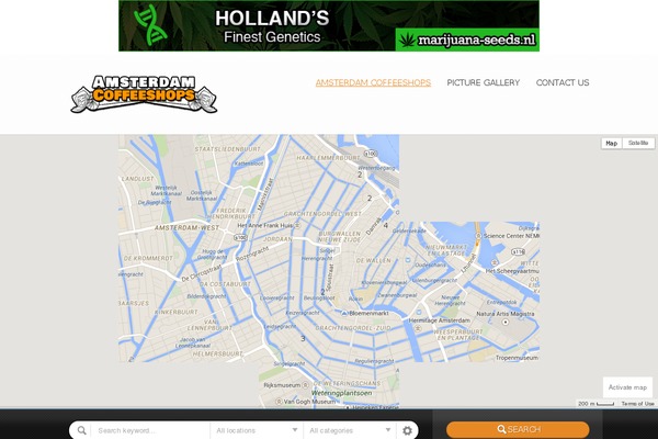 Directory theme site design template sample