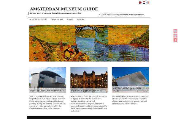 amsterdam-museumguide.com site used Parabola