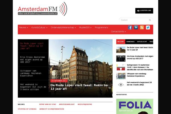 amsterdamfm.nl site used Amsterdamfm