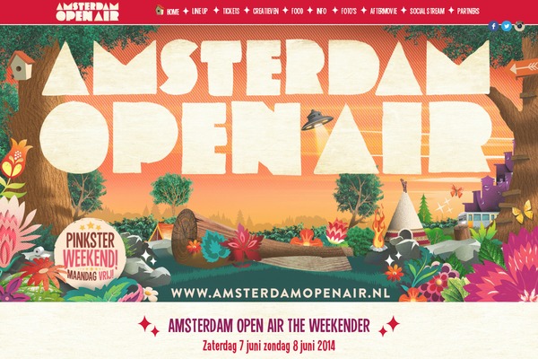 amsterdamopenair.nl site used Aoa